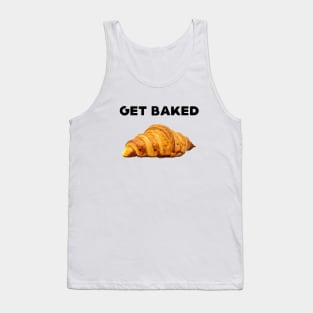Get Baked Plain Croissant Image Tank Top